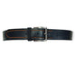 B0002 Black Leather Casual Belt – Contrast-Stitched Men’s Belt | House of Leather