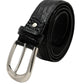 B0004 Black Leather Formal Belt for Men – Slim & Classic Style with Premium Finish | House of Leather