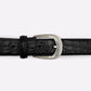 B0004 Black Leather Formal Belt for Men – Slim & Classic Style with Premium Finish | House of Leather