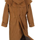 LCM0012 Unisex Edinburgh Long Coat – Antique Brown Cotton Outdoor Duster | All-Weather Long Coat