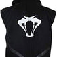 DJM0028 Men’s Black Sleeveless Hoodie Vest – RKO Wrestling Style Denim And Cotton Vest with Hood & Zip Closure Inspired by "Randy Orton"