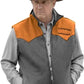 DJM0030 Men's Grey Vest – Classic Western Ranch Style Sleeveless Jacket Inspired By "John Dutton"