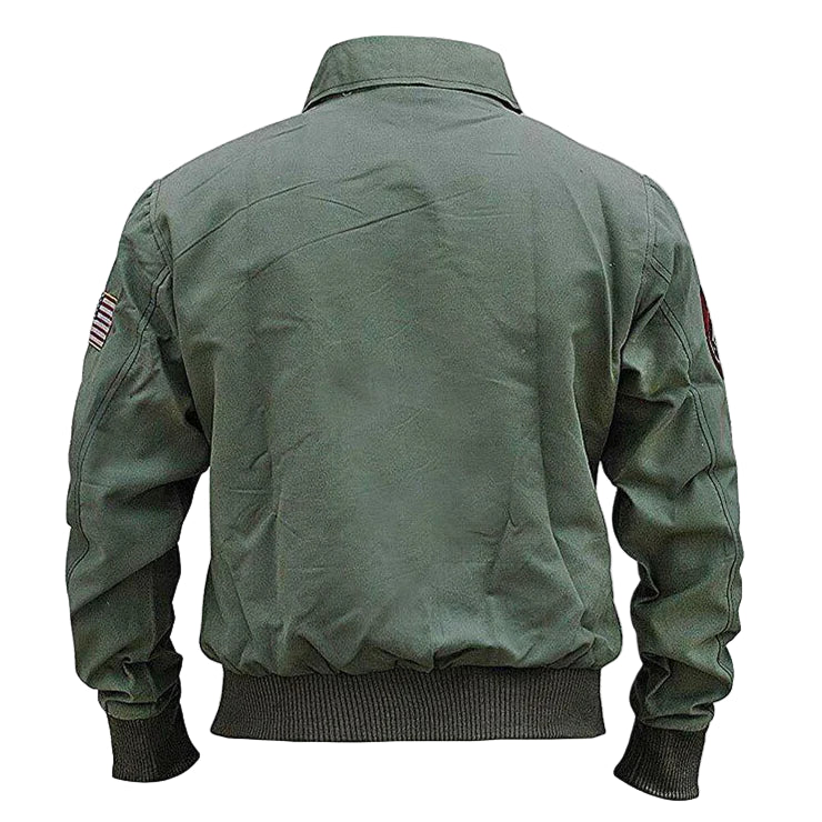 DJM0014 Men’s Red Varsity Letterman Jacket – “Crows” Edition, Classic Retro Biker Style