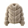 FJF0009 Women’s Luxury Fur Jacket – Premium Soft Fur, Warm Winter Outerwear With Cozy Style