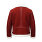 FJM0027 Men’s Shearling Leather Jacket Inspired By Ryan Reynolds Spirited – Suede Winter Jacket with Fur Lining