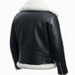 FJM0028 Men’s Premium Leather Jacket with Luxury Fox Fur Lining – Winter Biker Style Warm Leather Outerwear
