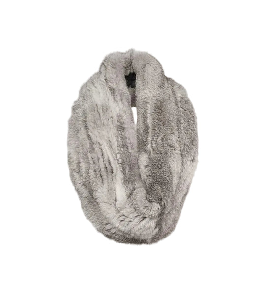 FMC0001 Luxury Fur Infinity Scarf – Soft Warm Winter Fur Neck Scarf for Women | Premium Cold Weather Accessory