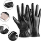 LG0002 Men's & Women’s Winter Leather Gloves – Warm Lined Touchscreen Driving & Fashion Gloves