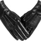 LG0002 Men's & Women’s Winter Leather Gloves – Warm Lined Touchscreen Driving & Fashion Gloves