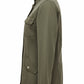 LJF0020 Women’s Khaki Green Pocket Utility Jacket – Streetwear Utility Outerwear by House of Leather