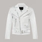 LJM0063 Men’s White Premium Leather Jacket – Sheep Leather, Slim Fit & Timeless Classic Style