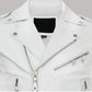 LJM0063 Men’s White Premium Leather Jacket – Sheep Leather, Slim Fit & Timeless Classic Style