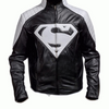 LJM0074 Men’s Black & Grey “Small Ville” Jacket – Real Real Leather, Iconic Superman Style Outerwear