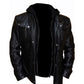 LJM0075 Men’s Premium Hooded Winter Leather Jacket – Warm, Lightweight & Outerwear for Everyday Use Coat