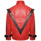 LJM0076 Men’s Faux Leather Thriller Jacket – Inspired by Michael Jackson | Iconic 80s Vintage Bomber for Cosplay & Streetwear
