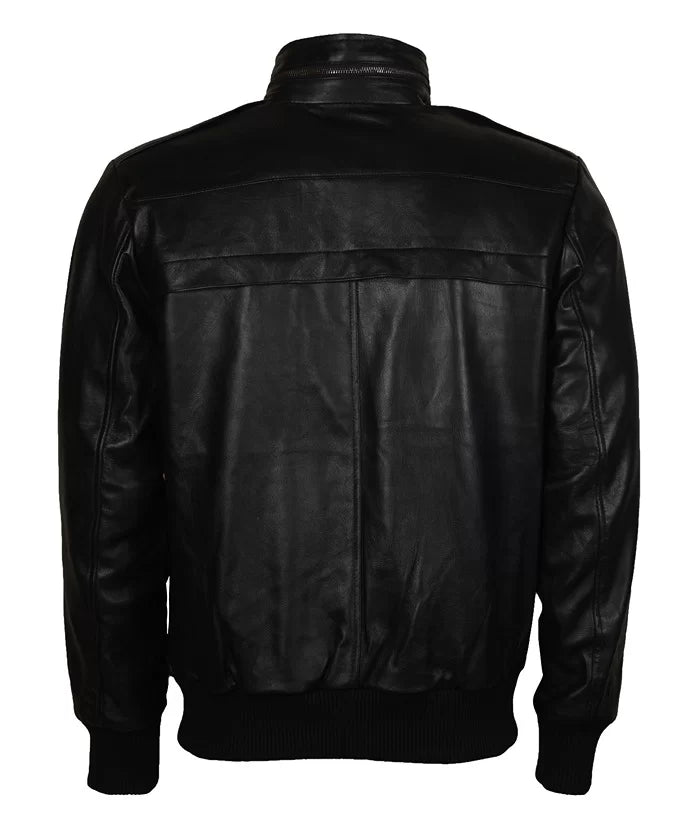 LJM0078 Men’s Cobra Kai Faux Leather Biker Jacket | Premium Black Motorcycle Jacket (Inspired by Johnny Lawrence)