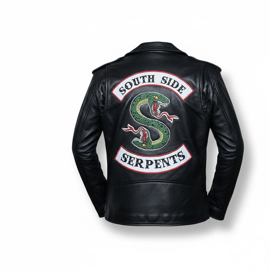 LJM0084 Men’s Vintage-Style Café Racer Black Biker Leather Jacket | Premium Genuine Leather Moto Jacket