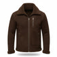 LJM0086 Men’s Premium Suede Interceptor Jacket – Genuine Leather Bomber with Fur-Lined Comfort & Tailored Fit