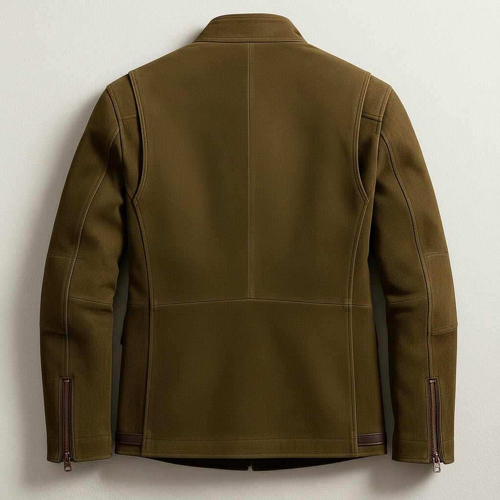 LJM0087 Men’s Elegance Jacket – Premium Leather-Look Bomber in Black & Brown Variants | Classic Urban Outerwear Coat