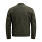LJM0088 Men's Jacket – Premium Urban Bomber in Brown, Black & green | Versatile Leather-Look Outerwear Coat
