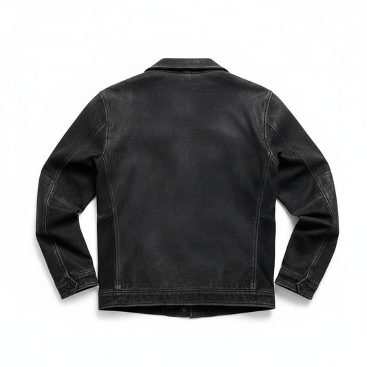 LJM0088 Men's Jacket – Premium Urban Bomber in Brown, Black & green | Versatile Leather-Look Outerwear Coat