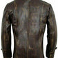 LJM008 Men's Dean Winchester Supernatural Vintage Distressed Brown Real Leather Jacket