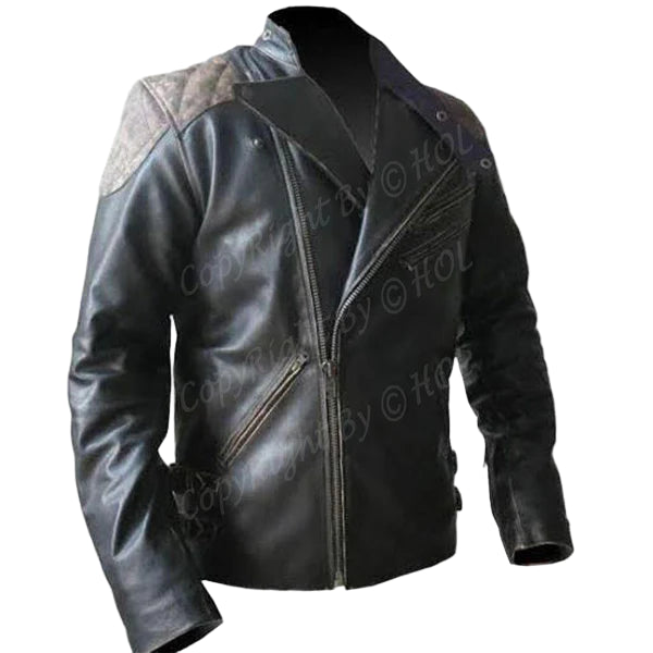 LJM023 Men’s Motorcycle Fashion Skull Vintage Brown Biker Real Leather Jacket – Ride With Attitude