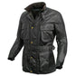 LJM030 Men’s “The Dark Knight Rises” Bane Coat – Black Real Leather Jacket