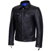 LJM032 Men’s German Luftwaffe Cowhide Real Leather Biker Jacket – Vintage Pilot Style