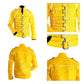 LJM0005 Men’s “Freddie Mercury Wembley Concert” Faux Leather – Yellow Edition UK Stock