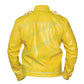 LJM0005 Men’s “Freddie Mercury Wembley Concert” Faux Leather – Yellow Edition UK Stock