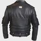 LJM0048 Men’s Premium Black Heavyweight Motorcycle Riding Jacket – Classic Rider Style, Durable Outer Shell, Multi-Pocket Design