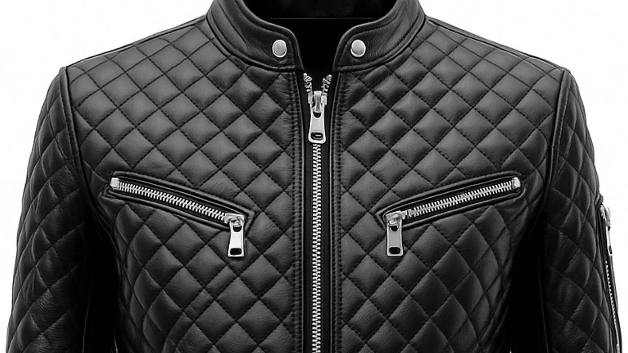 LJM0055 Men's Vinnie Modern Fit Black Leather Rider Jacket – Stylish Moto Silhouette for Daily Wear