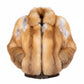 FJM0015 Men’s Luxury Real Red Fox Fur Coat – Full-Volume Genuine Fox Pelt Outerwear with Plush Texture
