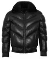 MPJ0004 Men’s Heavy Padded Puffer Jacket – Windproof Warm Bomber for Winter