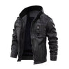 LJM001 Men’s Vintage Classic Black Real Leather Motorcycle Biker Jacket