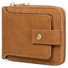 W0001 RFID Blocking Leather Bifold Wallet for Men – Vintage Brown Zipper Wallet | House of Leather