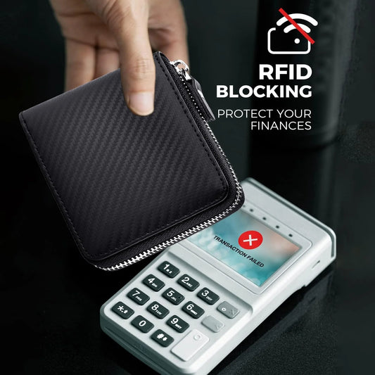 W0002 Premium Black Leather Wallet & Keyring Gift Set for Men – Sleek Bifold Wallet + Matching Keyring | House of Leather