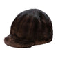 WC007 Premium Dark Brown Fur Winter Cap | Soft Plush Warm Hat for Cold Weather