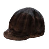 WC007 Premium Dark Brown Fur Winter Cap | Soft Plush Warm Hat for Cold Weather