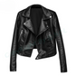 LJF0004 Women’s Black Biker Real Leather Motorcycle Jacket – Classic Motorcycle Style With Premium Finish