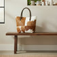 WB001 Women’s Brown & White Hair-On Cowhide Tote Bag – Genuine Cowhide, Rustic & Natural Style