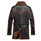 MFC05 Sheepskin Shearling Fur Coat – Available in Brown & Ginger | Genuine Leather Winter Coat