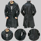 C005 Men’s Blade Runner 2049 “Ryan Gosling” Genuine Fur Leather Coat – Long Black Trench