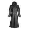 C009 Men’s Captain Full Length Van Helsing Real Leather Jacket – Genuine Leather Duster Trench