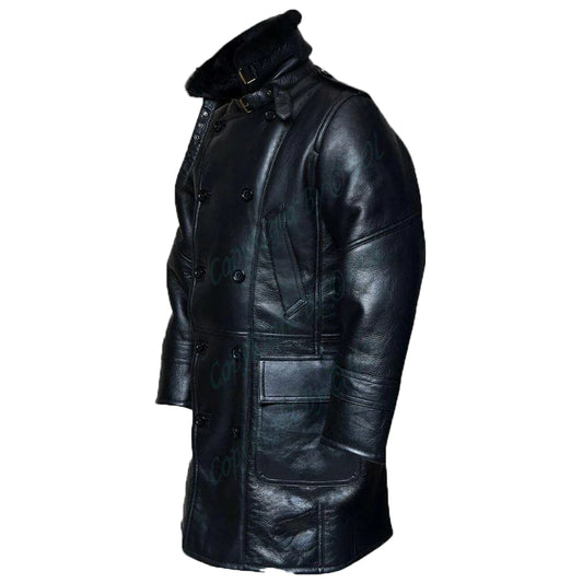 MFC01 Black Shearling Fur B3 RAF  – Genuine Leather WWII Aviator Winter Jacket