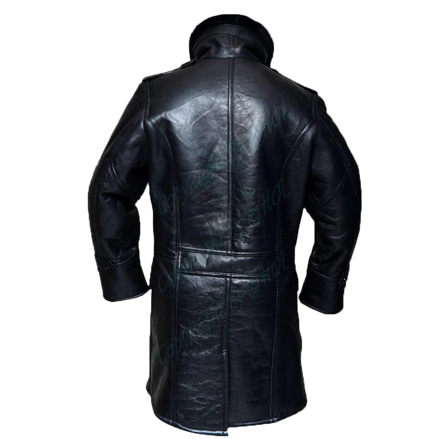MFC01 Black Shearling Fur B3 RAF  – Genuine Leather WWII Aviator Winter Jacket
