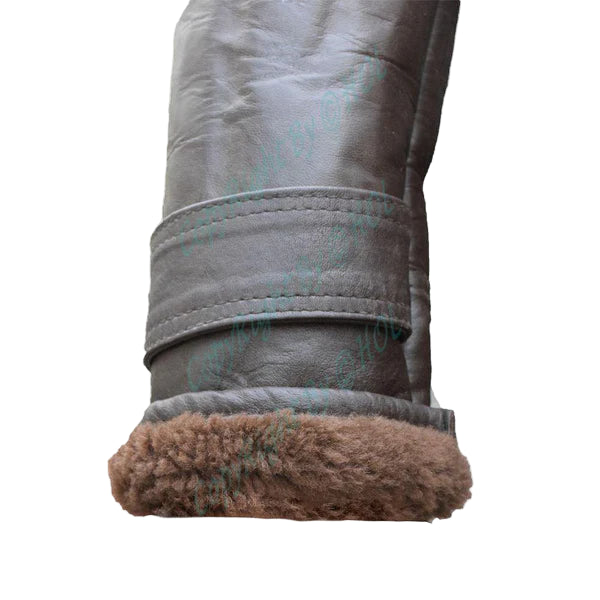 MFC03 RAF B3 Real Shearling Inner Real Quality Fur Sheep Leather Bomber Coat